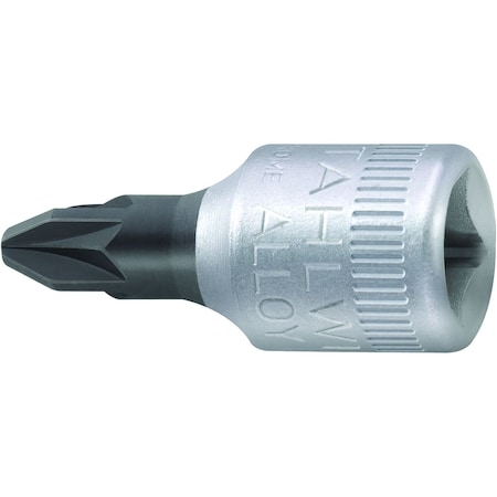 STAHLWILLE TOOLS 6, 3 mm (1/4") Screwdriver socket PZ Size1 L.28 mm 01300001